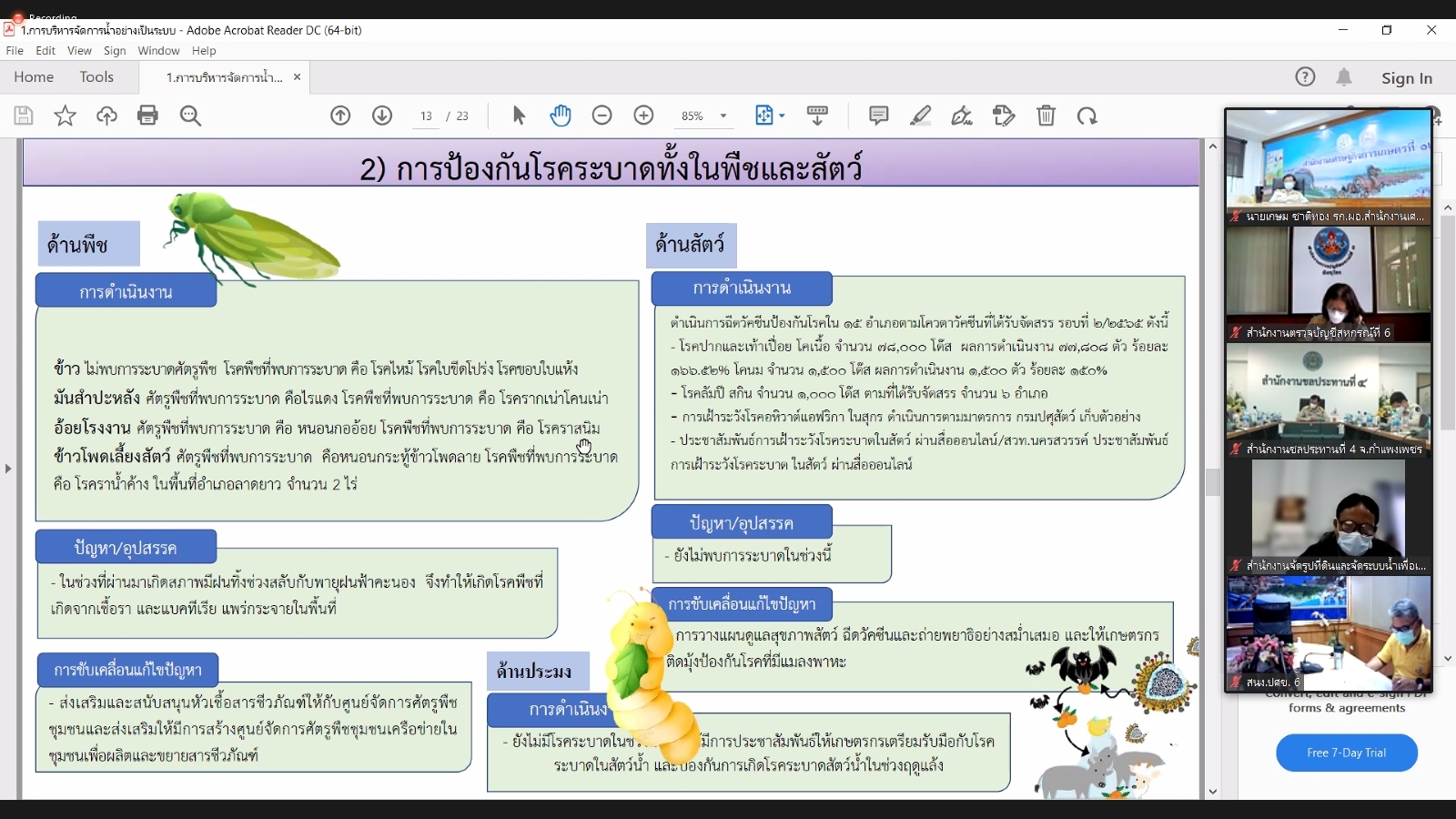 title - ผู้ตรวจราชการกรม ร่วมประชุมตรวจติดตามความก้าวหน้า ผลการดำเนินงานตามแผนการตรวจราชการและการขับเคลื่อนแบบบูรณาการ ในพื้นที่ของผู้ตรวจราชการกระทรวงเกษตรและสหกรณ์ ประจำปีงบประมาณ พ.ศ. 2565 รอบที่ 2 ของจังหวัดนครสวรรค์ ผ่านระบบการประชุมทางไกลออนไลน์ Application Zoom
